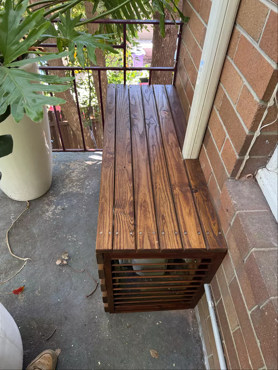 Custom timber bench seat carpentry Sydney